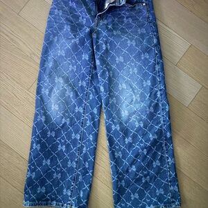 PINK x LoveShackFancy Patterned Relaxed Jeans